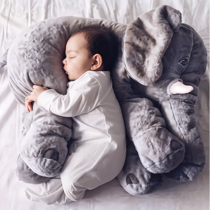 SnugglePhant – Weiches Elefanten-Kuschel-Kissen für Babys und Kinder