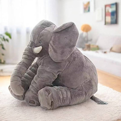 Knuddelbarer Baby-Elefant-Plüschkissen