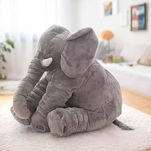 Knuddelbarer Baby-Elefant-Plüschkissen