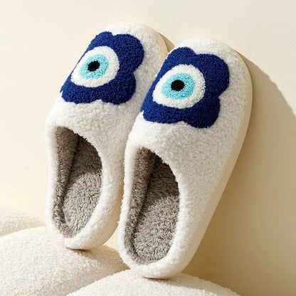 Stickerei Blumen Haus Hausschuhe