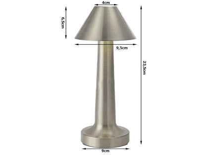 Ambient Oblique Moderne Kabellose Tischlampe – Einstellbare Lichtmodi & USB-aufladbar