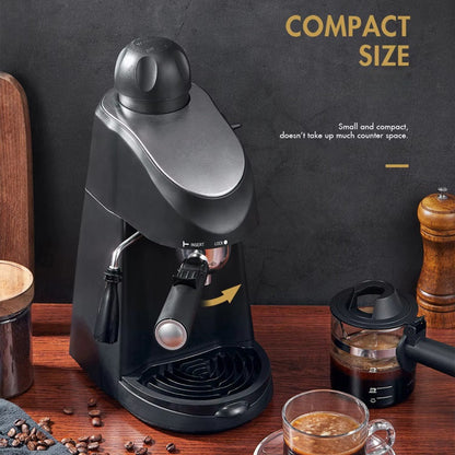 3.5 Bar Espressomaschine mit integriertem Dampfstab