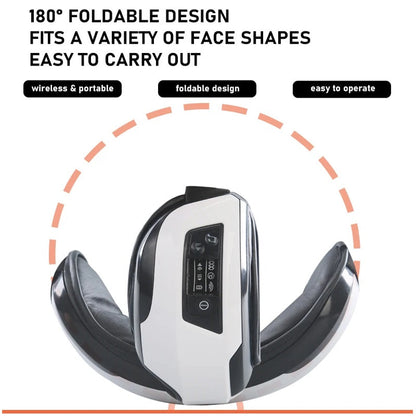 Tragbarer Augenmassager mit beruhigender Wärme, Vibration und Bluetooth-Musik