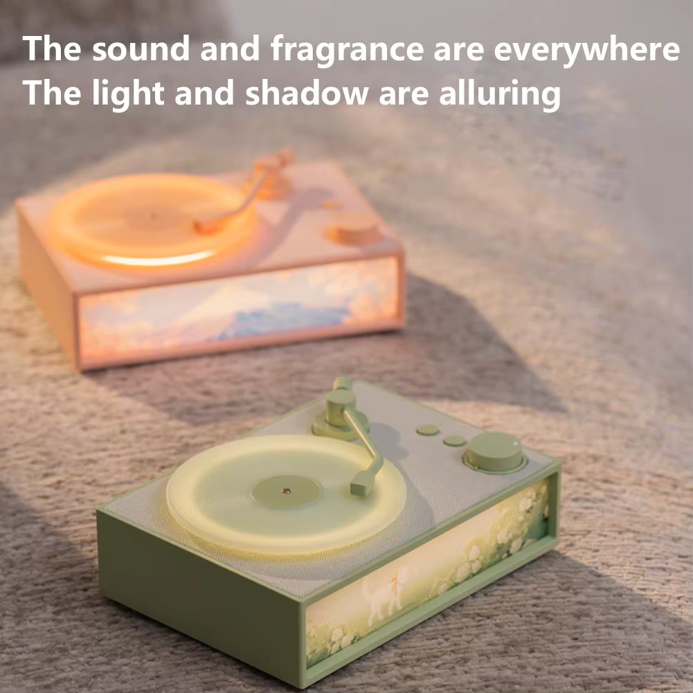 Aroma Bluetooth Lautsprecher – Umgebungslicht & ätherischer Öldiffusor mit 360° Duft und Musik