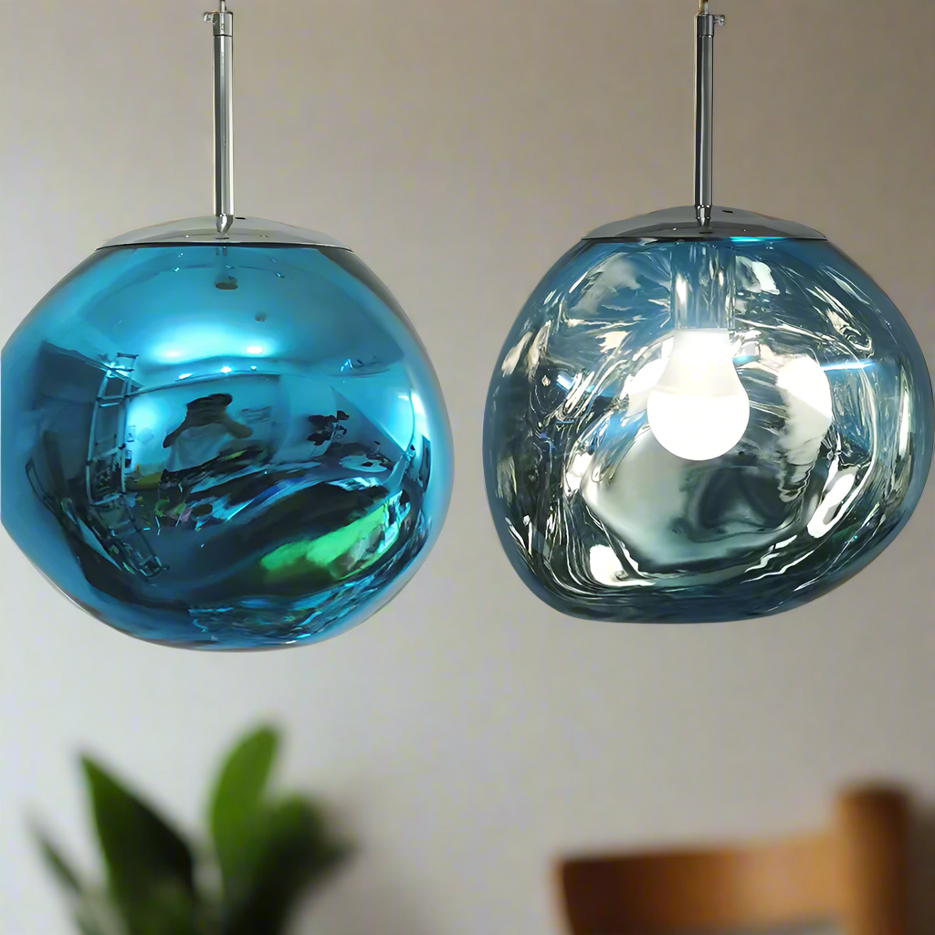 RoyaleGlow Wunderschöne Lava-Glas-Hängelampe – Elegante Hängeleuchte für Zuhause & Esszimmer