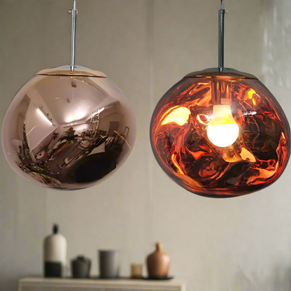 RoyaleGlow Wunderschöne Lava-Glas-Hängelampe – Elegante Hängeleuchte für Zuhause & Esszimmer