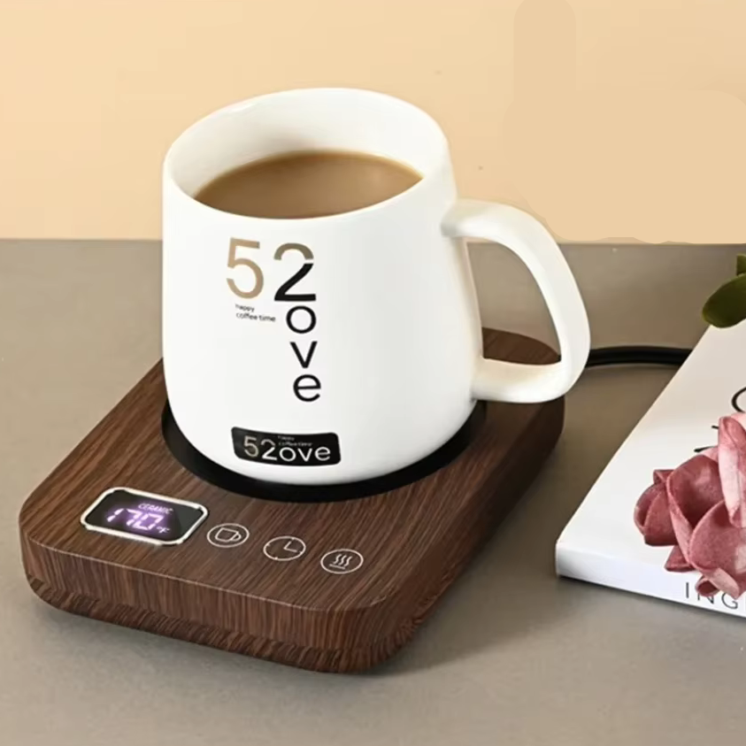 Smart Electric Mug Warmer – 3-Temp Regelung & Automatische Abschaltung für Zuhause & Büro
