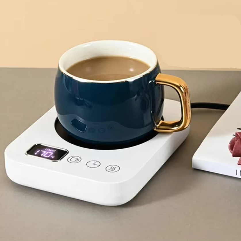 Smart Electric Mug Warmer – 3-Temp Regelung & Automatische Abschaltung für Zuhause & Büro