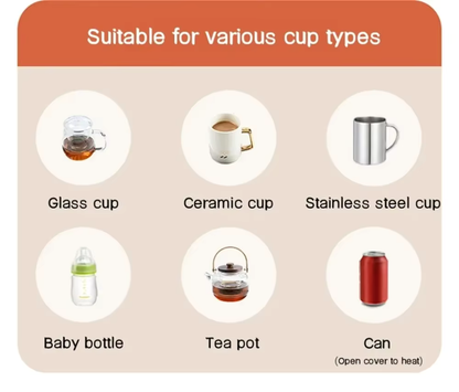 Smart Electric Mug Warmer – 3-Temp Regelung & Automatische Abschaltung für Zuhause & Büro