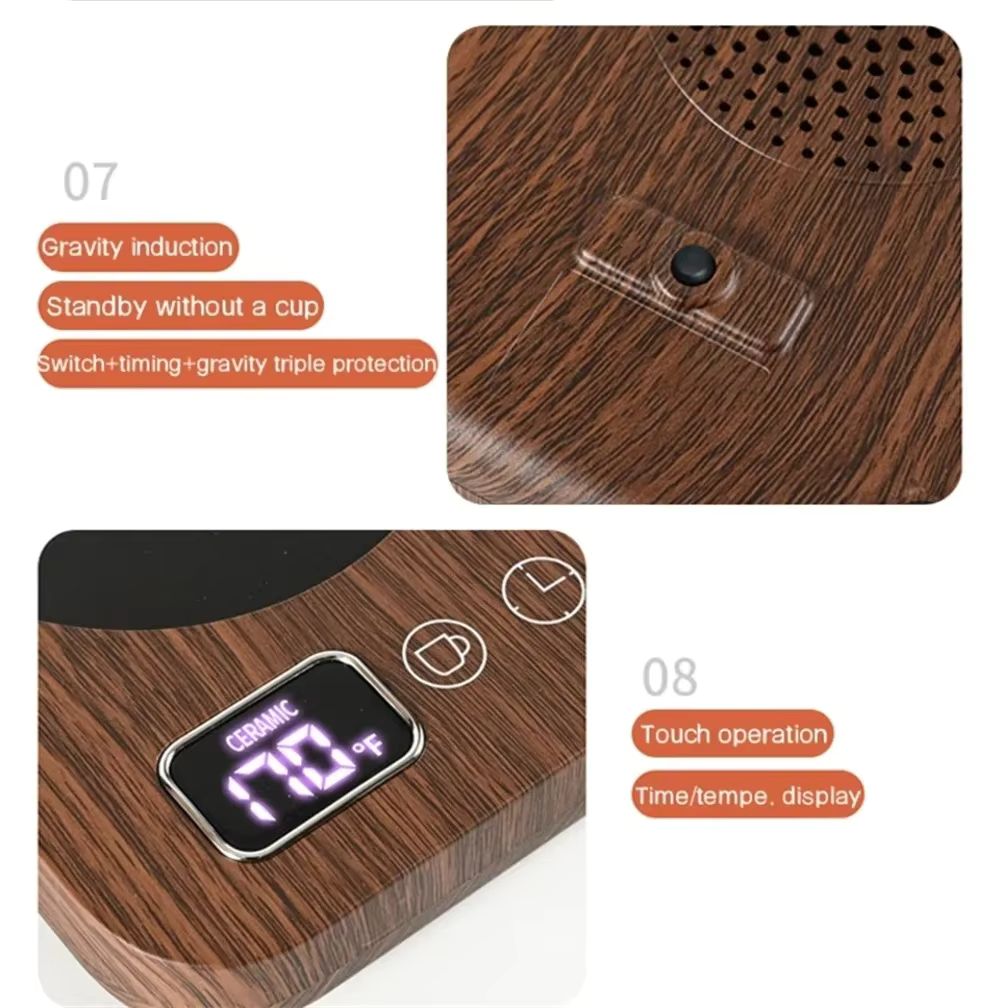 Smart Electric Mug Warmer – 3-Temp Regelung & Automatische Abschaltung für Zuhause & Büro