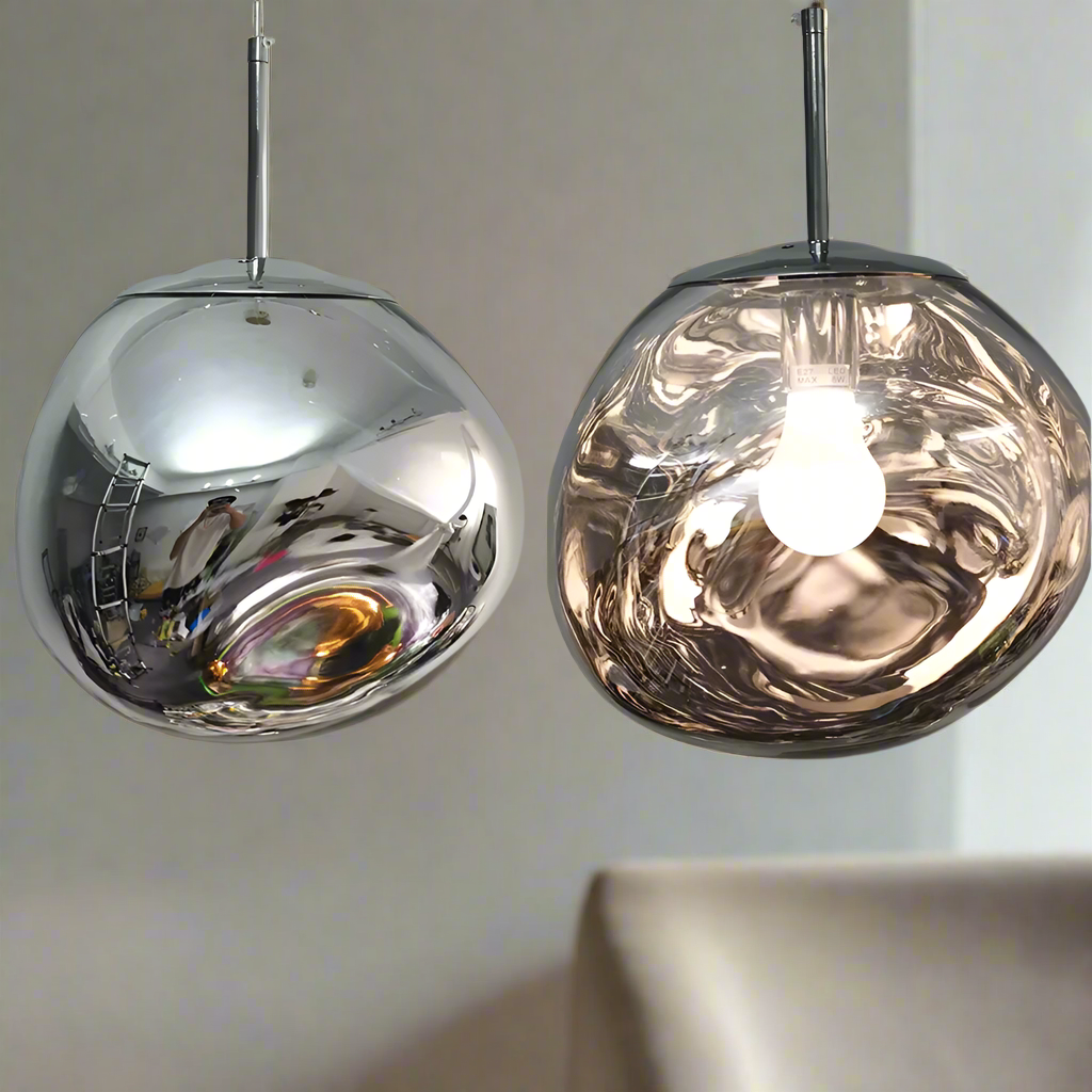 RoyaleGlow Wunderschöne Lava-Glas-Hängelampe – Elegante Hängeleuchte für Zuhause & Esszimmer