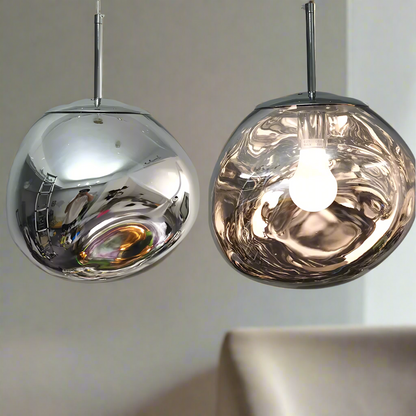 RoyaleGlow Wunderschöne Lava-Glas-Hängelampe – Elegante Hängeleuchte für Zuhause & Esszimmer