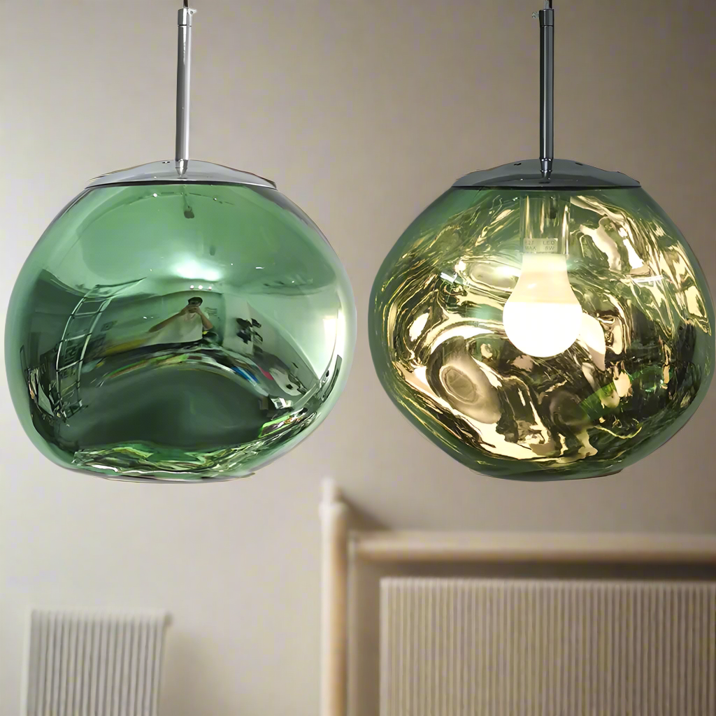 RoyaleGlow Wunderschöne Lava-Glas-Hängelampe – Elegante Hängeleuchte für Zuhause & Esszimmer