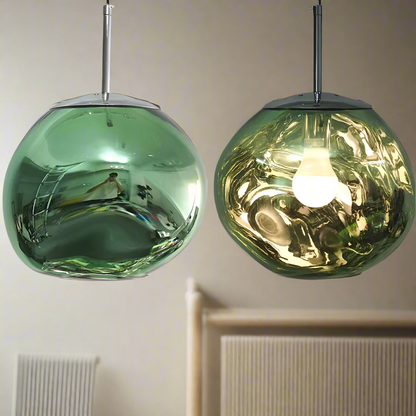 RoyaleGlow Wunderschöne Lava-Glas-Hängelampe – Elegante Hängeleuchte für Zuhause & Esszimmer