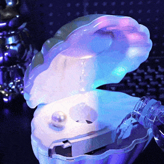 Shell Schlafhilfe Bluetooth Lautsprecher – RGB Nachtlicht mit Luftbefeuchter & Anti-Schwerkraft-Design