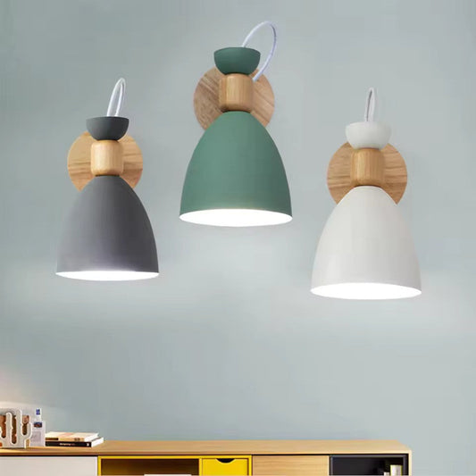 LumoWood - Moderne Holz-Wandleuchte für Schlafzimmer und Flur