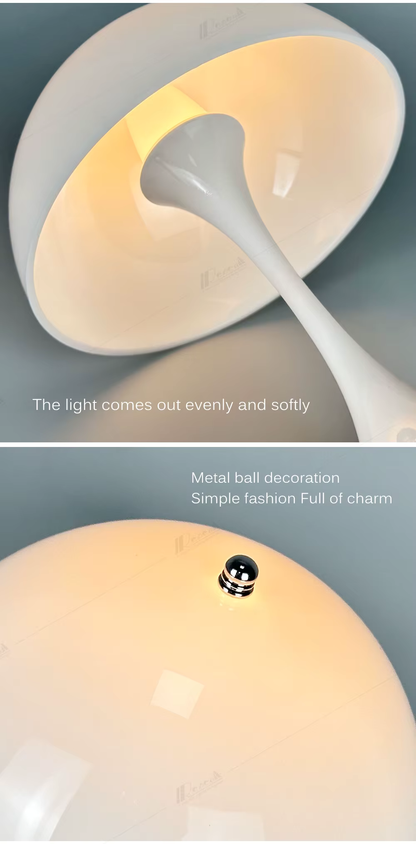 Bauhaus Mushroom Lampe – Wiederaufladbar, Elegant & Touch-Steuerung