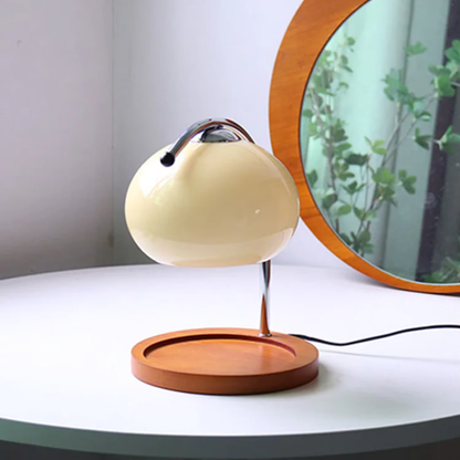 Retro Glas Kerzenwärmer Tischlampe - Aromatherapie Schreibtischlampe für Schlafzimmer und Büro