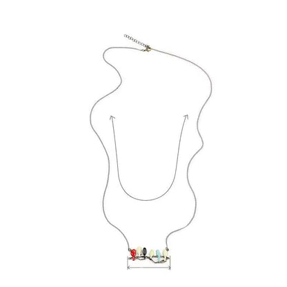 Birdora - Wunderschöner Vogel Anhänger Halskette für Frauen