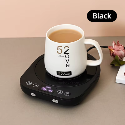Royaleva Kaffeetassenwärmer Platte – Elektrische heiße Platte mit Timer & einstellbarer Wärme, 36W