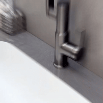 Badezimmerarmatur Schwarz Moderner Mischbatterie mit LED-Anzeige