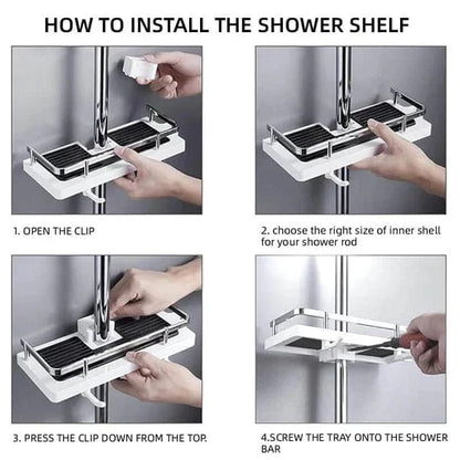 ShowerSaver – Multifunktionales Badezimmerregal