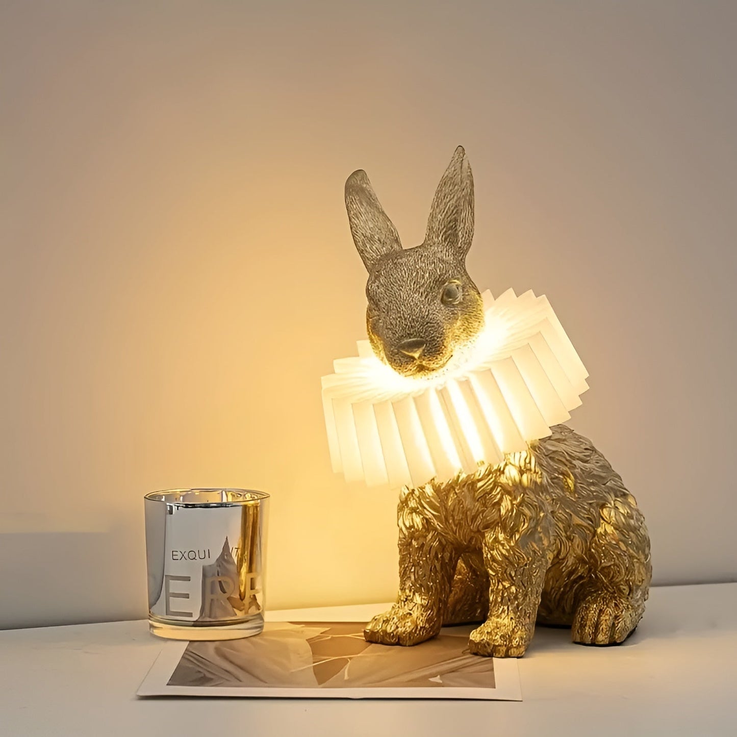 Moderne Art Deco Tischlampe Gold | LuxeLight