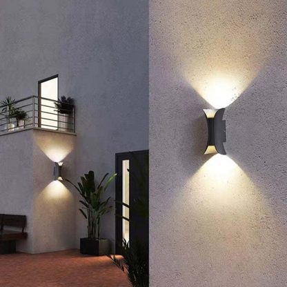 Garduru LED Wandleuchte – Moderne Aluminium Außenlampe für Terrassen & Wege