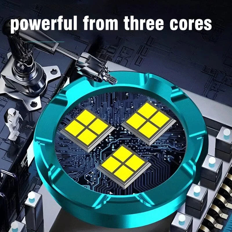 Royaleva Dreiäugiges Monster Mini Blitz Super Power Taschenlampe