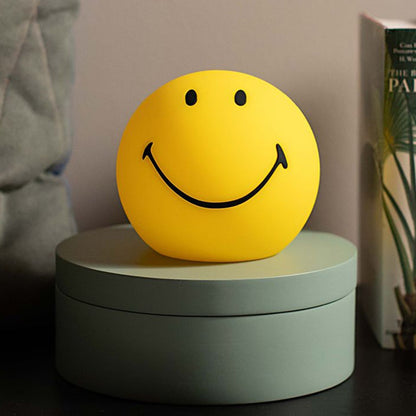Garduru - Tragbare Smiley Lampe aus weichem Silikon mit warmer LED-Beleuchtung