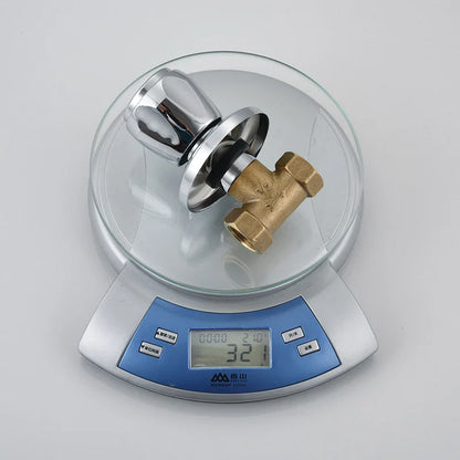 G1/2" Kupfer Wasserventil Wasserhahn Einhand Verdeckter Winkel Wasserhahn