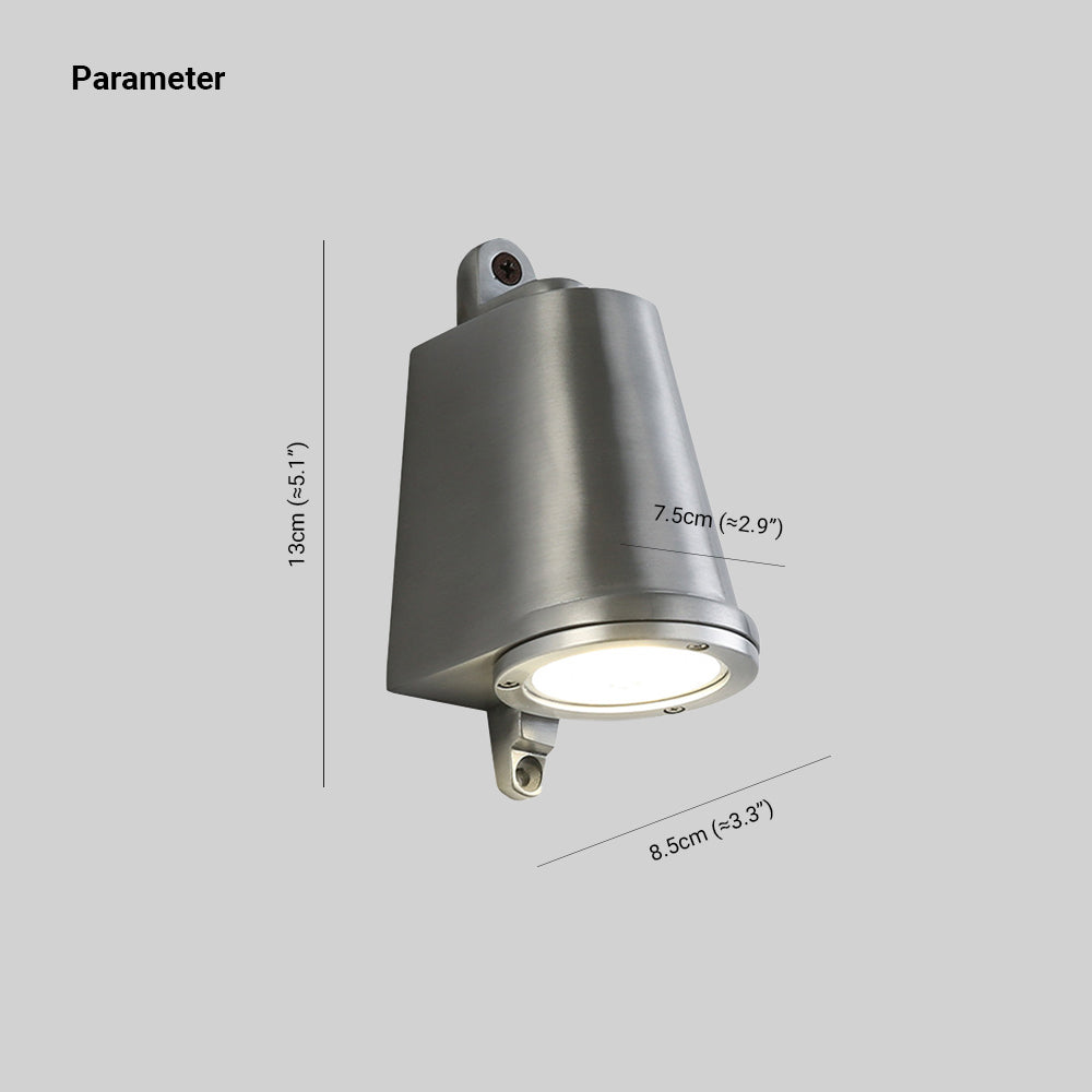 Garduru Metall Glockenförmige Außenwandlampe