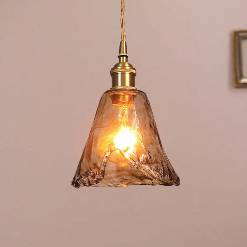 Pendelleuchte Vintage Glas Deckenleuchte