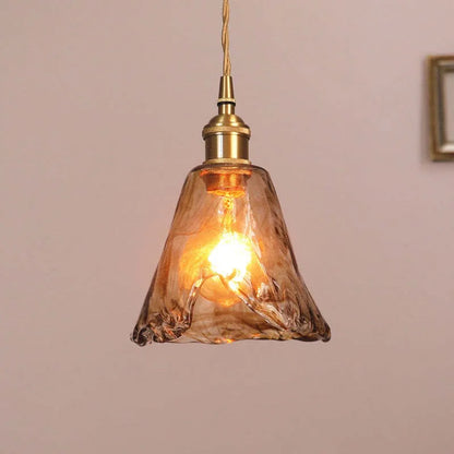 Pendelleuchte Vintage Glas Deckenleuchte