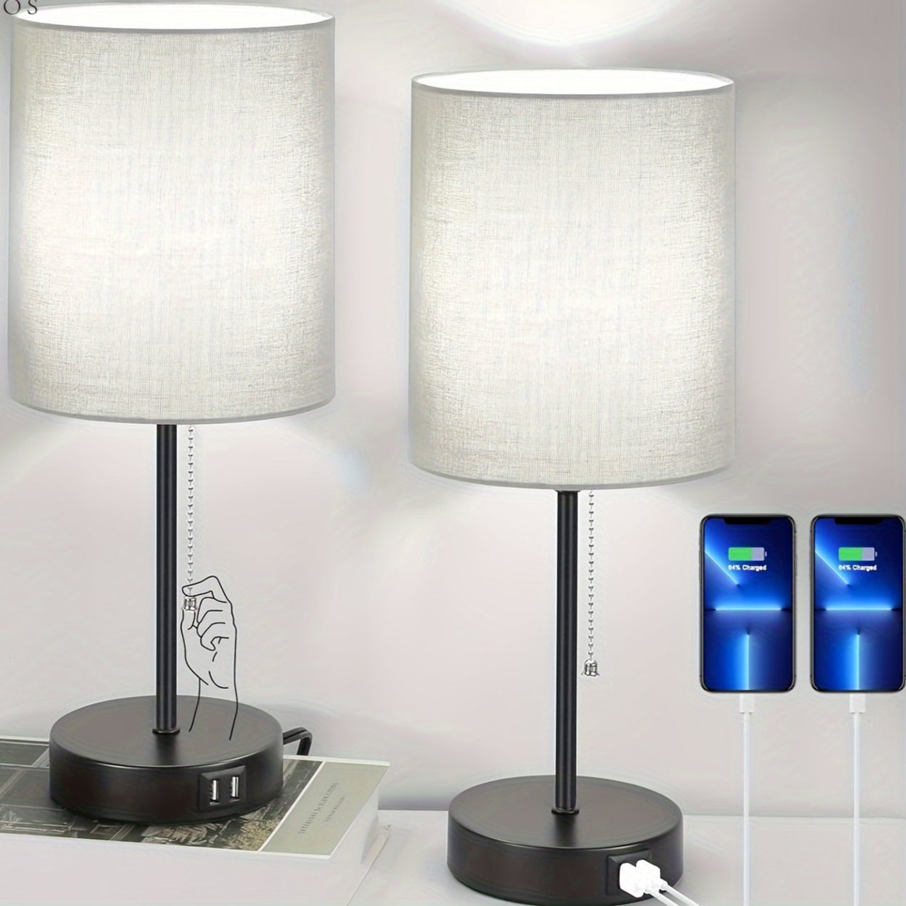 Nachttisch-Lad Lampe: Stil trifft Funktionalität