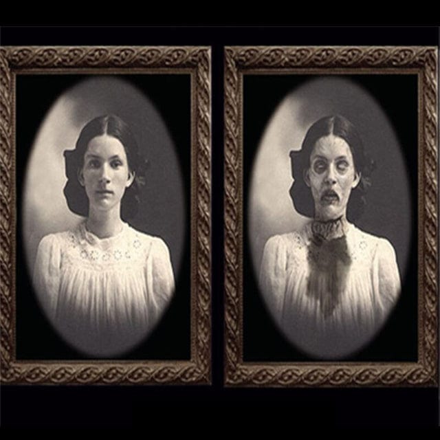 3D Halloween Gesicht Verändernde Geist Porträt