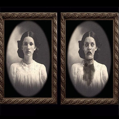 3D Halloween Gesicht Verändernde Geist Porträt