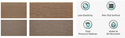 Faux gewobenes waschbares rutschfestes Küchenläufer │ Faux Sisal Läufer Fußmatte