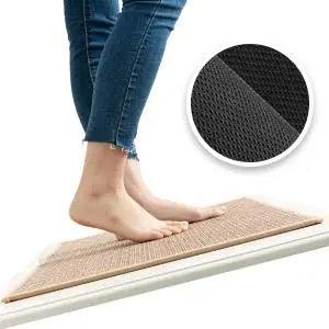 Faux gewobenes waschbares rutschfestes Küchenläufer │ Faux Sisal Läufer Fußmatte