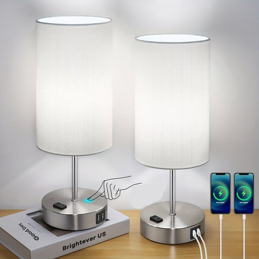 Nachttisch-Lade lampe – Touch-Control-LED-Nacht tisch lampe mit USB-Anschluss