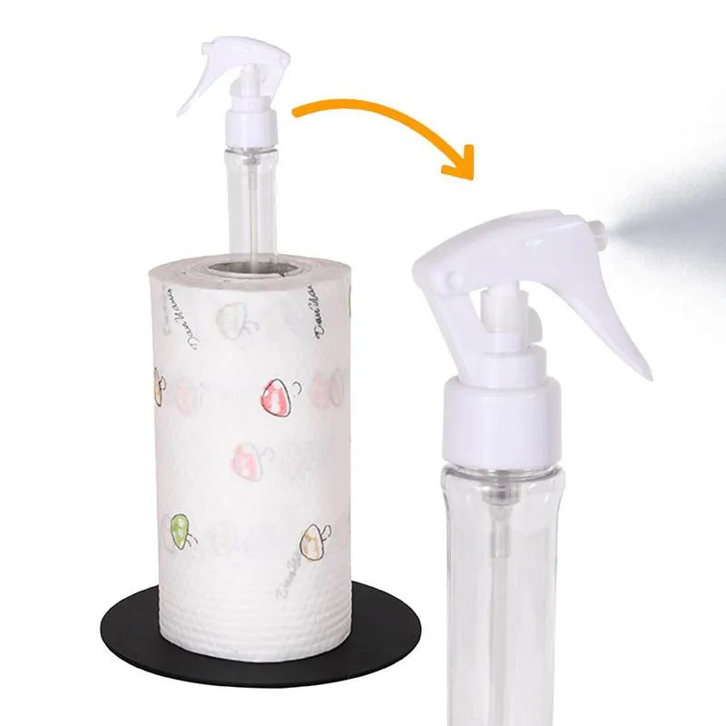 Rayvia 2-in-1 Papiertuchhalter mit integriertem Sprühflasche – Platzsparendes Küchen- und Reinigungswerkzeug