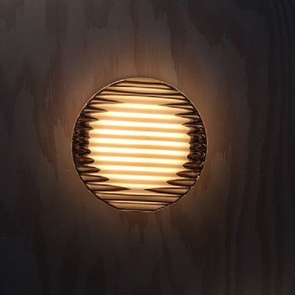 Moderne runde LED Wandleuchte – Sanftes Licht mit Glasdiffusor Mylk für Wohnzimmer und Schlafzimmer