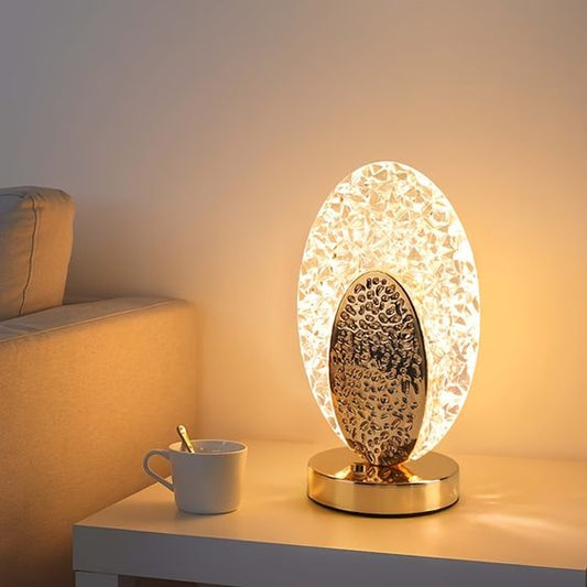 Garduru & Luxus Pauw Tafellampe - CrystalGlow
