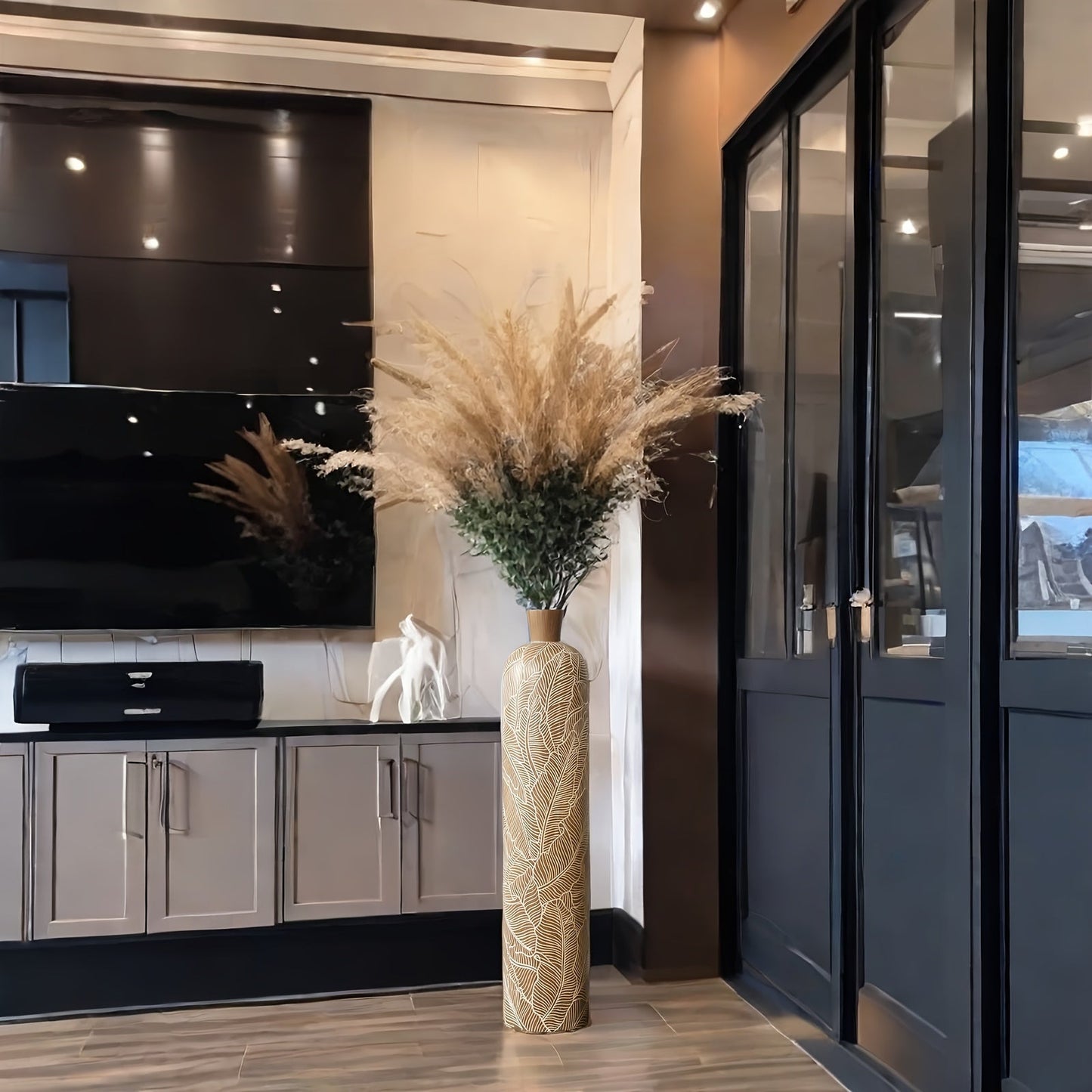 BlattSilber Vase – Für eine Natürliche und Elegante Note