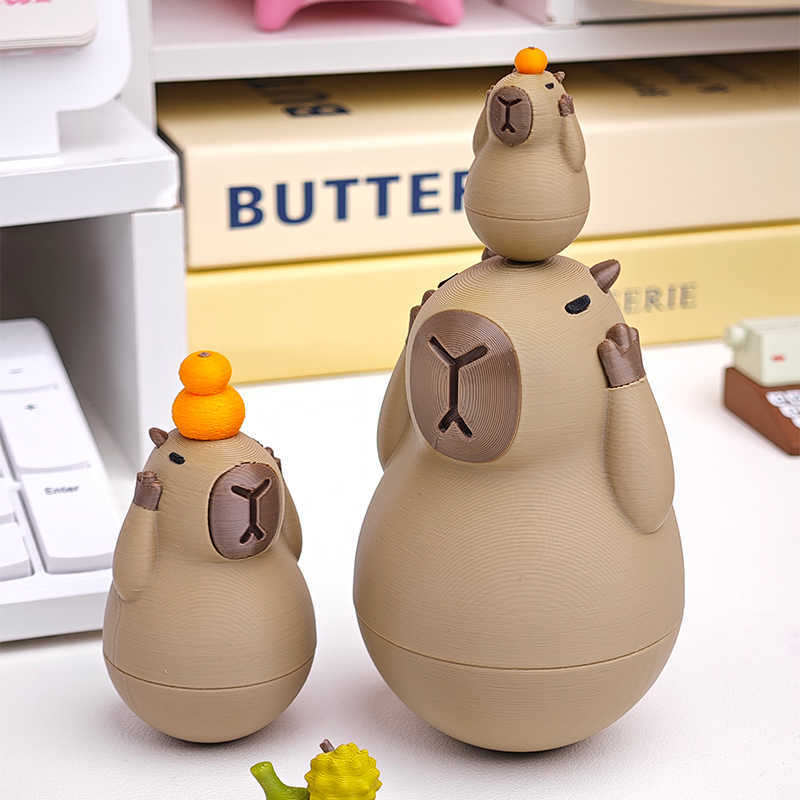 Capybara Roly-Poly Puppe Set