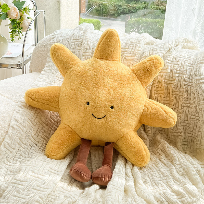 Garduru – Kissen mit Sonne- und Mond-Design für himmlischen Komfort