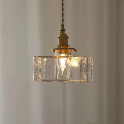 Garduru - Vintage Glas Pendelleuchte im rustikalen Design für Wohnzimmer & Esszimmer
