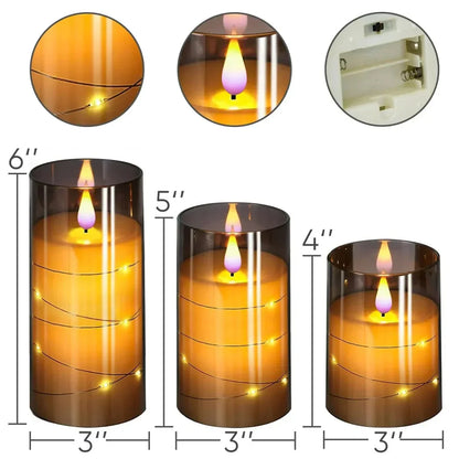 LED Teelichter Realistischer Effekt Flammenlos für Zuhause und Bürodekoration