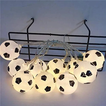 LED-Nachtlichtgirlande mit Fußball-Design