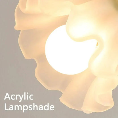 Französische Retro Stil Blume Schreibtischlampe